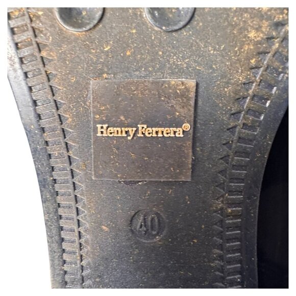 Henry Ferrera Collection Clarity Double Gore Rain Ankle BootS Black size 40 US 9 - Picture 5 of 5